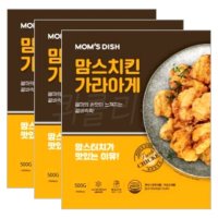 UNKNOWN 맘스터치 치킨 가라아게 500g x 3개