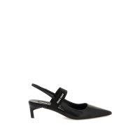 미우미우 Miu miu leather slingback pumps Pumps 3AQO NERO 5I932D