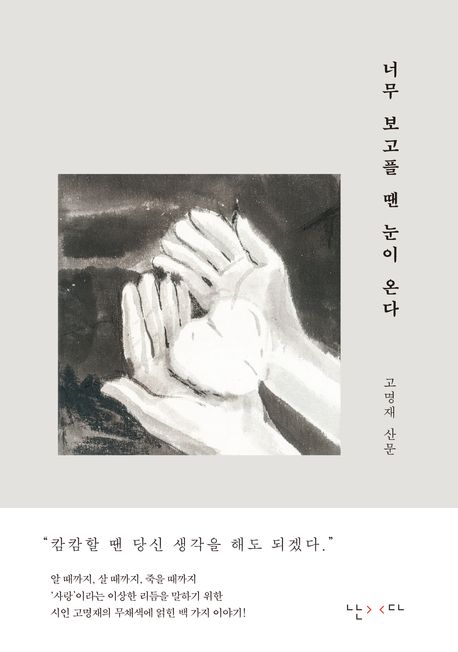 너무 보고플 땐 눈이 온다 (고명재 산문) 표지
