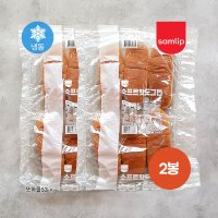 삼립 냉동 소프트 핫도그번/핫도그빵 6입 2봉(총 12입)  2개  300g