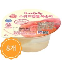 오뚜기 스위트앤젤 복숭아 과일젤리푸딩 달콤디저트 90G 9