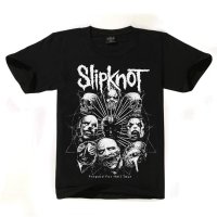 Slipknot 슬립낫 티셔츠 메탈리카 락밴드 오버핏 티셔츠 여름 반팔 남자 여자