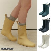 벤시몽 여성 미들 레인부츠 방수 비 눈 장화 BENSIMON