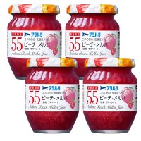 일본 Aohata 아오하타 피치 라즈베리 잼 150g 4개