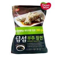 동원 딤섬 부추 창펀 390gx2개/국내산 돼지고기 특제 소스 동봉  390g  2개