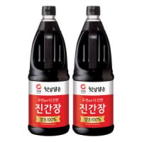 청정원 두번달여 더진한 진간장 1 7L 2개