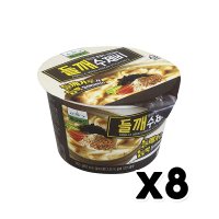 칠갑농산 들깨수제비 고소담백쫄깃 즉석컵용기 188 5g x 8개