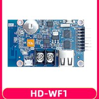 HuiDu HD-WF1 롤링 워크 워드 빌보드 마더보드  단색 LED 디스플레이 제어 카드  휴대폰 와이파이