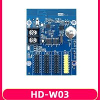 HuiDu HD-W03 롤링 워크 워드 빌보드 마더보드  단색 LED 디스플레이 제어 카드  휴대폰 와이파이