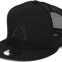 (뉴 엘라) MLB 메쉬 캡 스냅 백 9FIFTY BLACK ON BLACK