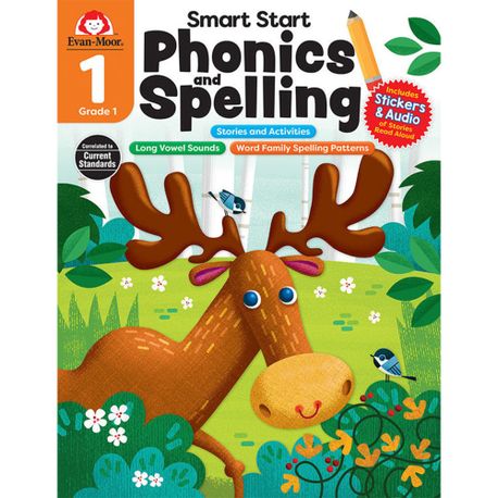 에반무어 Smart Start: Phonics and Spelling, Grade 1