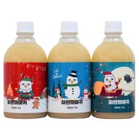 오산양조 수제 막걸리 하얀까마귀 크리스마스 에디션 500mL 3병 B SET