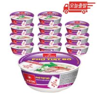 비폰 포보 베트남 쌀국수 소고기맛 컵 120g 12개