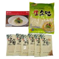 알뜨라미 콩국수 밀키트 6인분 세트 생면 1kg 콩국수가루 70gx6봉