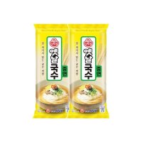 오뚜기 옛날국수 쌀국수면 중면 500g 업소용국수 2세트