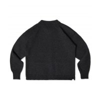 아웃스탠딩 OUTSTANDING FISHERMAN CARDIGAN CHARCOAL