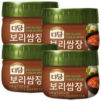 CJ제일제당 백설 CJ 다담 보리쌈장 570g x 4개 요리양념 간편조리