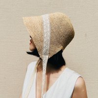 고운모자 VINTAGE RAFFIA BONNET 빈티지 라피아 보닛