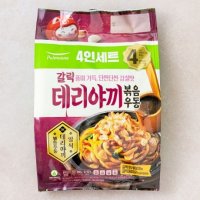 풀무원 우동 갈릭 데리야끼 볶음 4인분 890g 1개