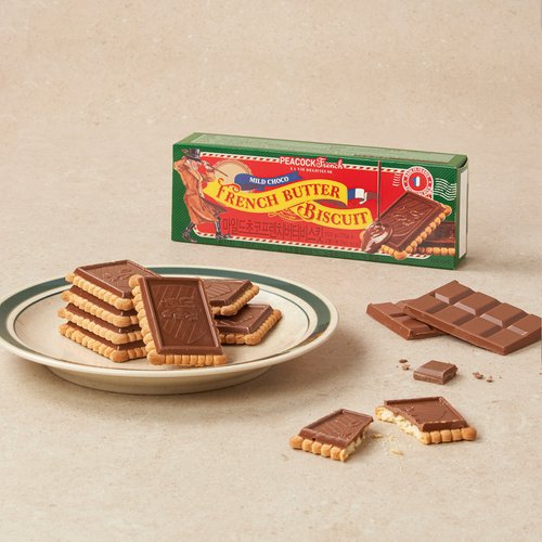 밀크 초콜릿 버터 비스킷