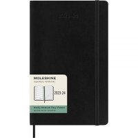 Moleskine 데일리 플래너 18M 라지 소프트 커버 12 7 x 21 5 x 8