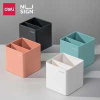 Deli NUSIGN Series Pen Holder Personality Simple Office Desktop Stationery Storage Supplies Pen Stan