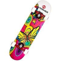 Punisher Skateboards Butterfly Jive 컴플리트 78 31인치 스케이트보드 캐나다 단풍나무 39734