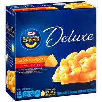 크래프트 디럭스 오리지널 체다 맥앤치즈 맥엔치즈 24oz 680g 3팩 Kraft Deluxe Cheddar Macaroni Cheese