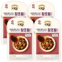 CJ제일제당 백설 CJ 다담 장조림 양념 150g x 4개