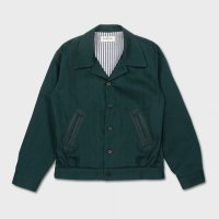 센티본즈 RETRO COTTON BLOUSON - GREEN