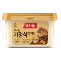 CJ 된장찌개 집된장 집밥 해찬들 구수한 집된장 친정엄마 요리 양념 장 3kg 35세트