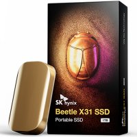 SK하이닉스 Beetle X31 DRAM 탑재 외장 SSD + 전용 케이스  SKHPU3-001T  1024GB Beetle X31 Portable SSD 1TB