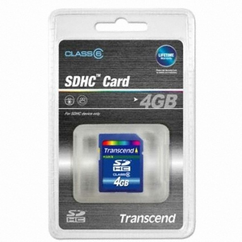 TRANSCEND TRANSCEND SDHC 4GB (CLASS6) 메모리카드