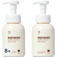 살림백서 베이비 앤 키즈 버블 아기 엉덩이 세정제  300ml  8개