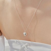 앵브록스 silver925 수지 youth heart necklace