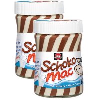 Schwartau Schoko Mac 슈바르타우 초코 맥 초콜릿 스프레드 초콜릿잼 400g 2팩