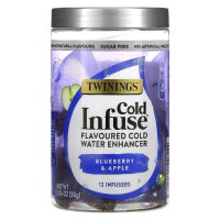 Twinings Cold Infuse 플레이버 콜드 워터 인핸서 블루베리 사과 맛 12개 30g 1 06oz