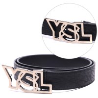 생로랑 남성 YSL 로고 벨트 17945403 274609AEK0N1000 274609 AEK0N 1000