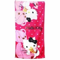 헬로키티 Hello Kitty Beach Towel 28 X 52 100 Cotton Bath Shower 미국직구