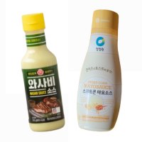 오뚜기 와사비소스 +청정원 스위트콘 마요소스(콘치즈&토스트와 어울리는)  1개