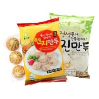 고향의맛 전자레인지 3분OK 간편한 고기만두 180gX10팩 김치만두 180gX10팩