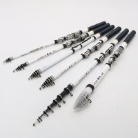 Telescopic Rock-낚시대 스피닝 플라이 카본 파이버 페스카 3M 2.7M 2.4M 2.1M 1.8M 1.5M 여행용 미니 릴 시트  [11] 2.7M-Green  11