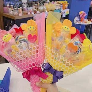 젤리꽃다발,화이트데이사탕꽃다발 졸업식꽃다발, 더해피젤리샵 ♡