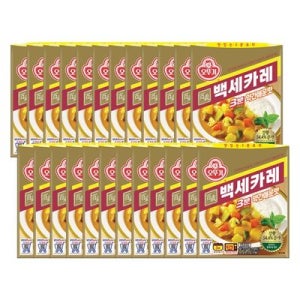 백세카레 3분 약간매운맛 200g 24개