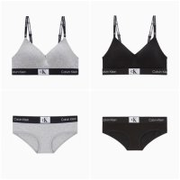 Calvin Klein Underwear Calvin Klein Underwear CK 1996 코튼 여성 브라렛 힙스터 SET UB1 QF7218-QF7295AD-P7A