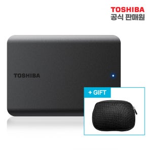 도시바 Canvio Basics 칸비오 베이직 A5 1TB 외장하드 파우치포함