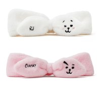 BT21 리본 세안 헤어밴드 쿠키 COOKY 알제이 RJ 헤어띠 목욕용품 헤어용품 라인프렌즈  쿠키/세안헤어밴드BT21