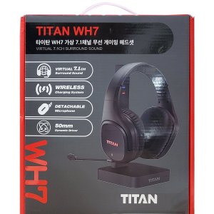 제닉스 TITAN WH7 가상7.1채널 무선 게이밍 헤드셋