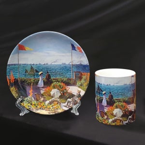 명화-모네,르느와르 접시/머그컵세트, 러블리우블리 UVULI