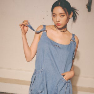 [라라폭스] CARGO BOX DRESS BLUE BP2DO002 BP2DO002